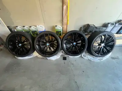 Get ready for summer (this post will remain up until wheels are sold) 20” STAGGERED BMW WHEELS WITH...