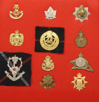 MILITARY - 1ST CANADIAN INFANTRY DIVISION CAP BADGES