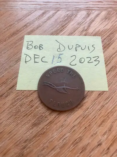 One penny token from Prince Edward Island, pick up or free shipping.