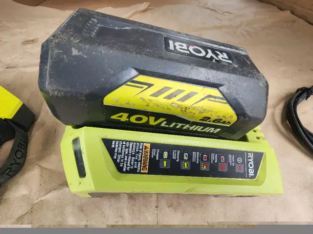 RYOBI 40V Lithium-Ion Rapid Charger Only Model # OP406AVNM in Outdoor Tools & Storage in Windsor Region - Image 8
