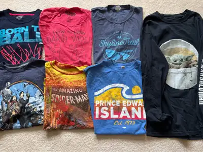 I have 7 youth X-Large T-shirts (6 short sleeve, 1 long sleeve) all in good condition from a smoke f...