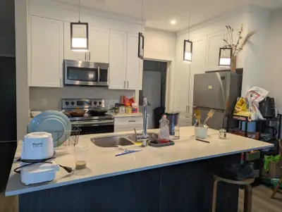 1 bedroom and 1.5 bathroom available in Kentville. Lease takeover from July 1st Month to month lease...