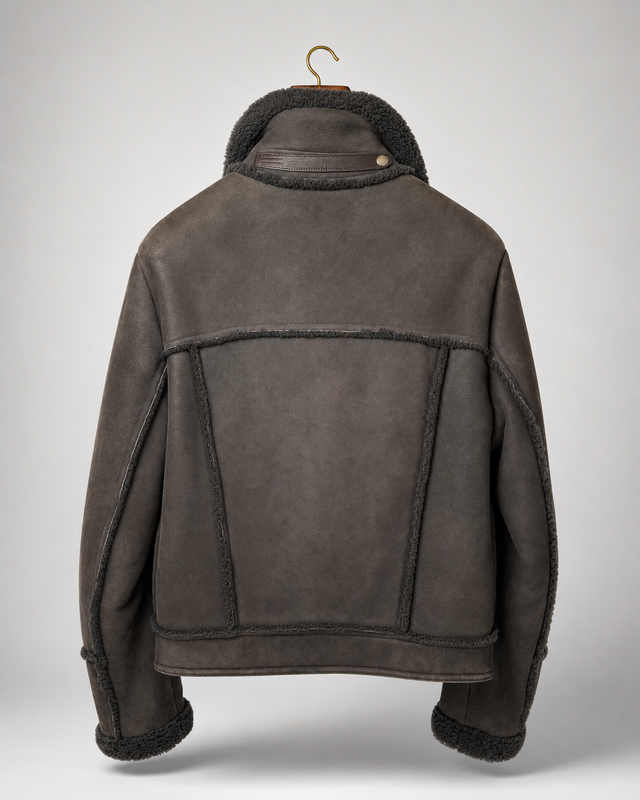 SOLD  - Tom Ford Men’s Shearling Jacket in Men's in Calgary - Image 3