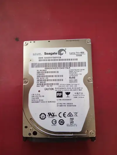 Seeagate 500GB SATA thin laptop HDD 7200 RPM ST500LM021, View more