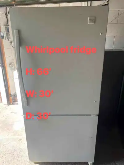 Good condition Whirlpiol fridge $200, View more