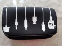 Charging wires organizer, perfect for traveling, like new