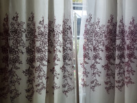Beautiful hand knitted curtains from Philipines