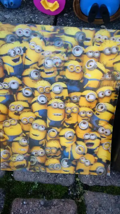 DESPICABLE ME 2 MINION 9x11 3D BANANA PICTURE FRAME, View more