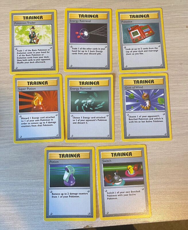 Pokemon Shadowless Trainer Cards - Base Set | Toys & Games | Markham ...
