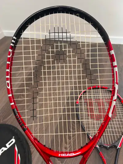 HEAD tennis racquet w/ matching shoulder case — gone Thursday, View more