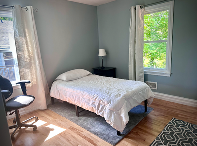 Available now (May 4, 2026) Fully furnished, freshly renovated, good-sized, attractive, sunny bedroo...