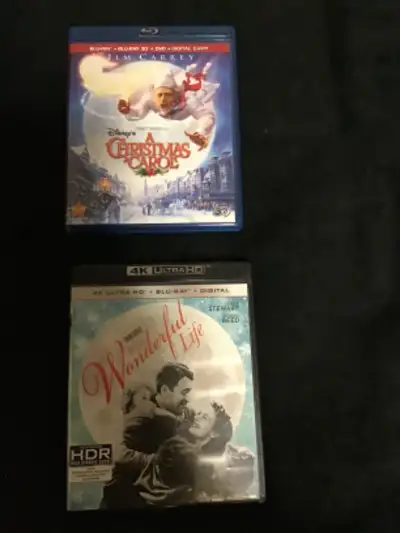 Bluray 3D and dvd a Christmas Carol Disney, View more