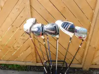 Lots of Taylormade Golf drivers