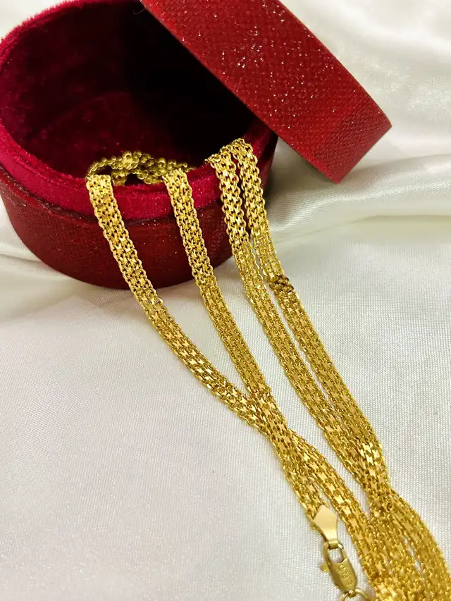 24k gold filled necklace 