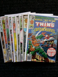 Comic Books -Marvel Two-In-One lot (9)Bronze Age.