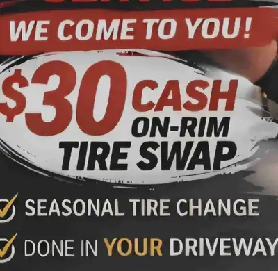TIRE SWAP  - I COME TO YOU AND CAN DO SAME DAY!!!, View more
