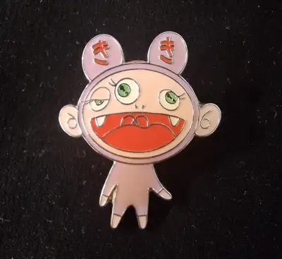 Kaikai Kiki Enamel Lapel Pin by Takashi Murakami 2004, View more