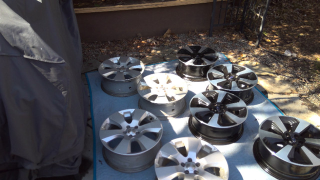 17" SUBARU AALLOY RIMS (OEM) 2 sets-PRISTINE condition dans Pneus et jantes  à Ottawa