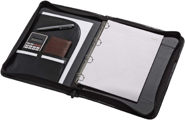 MPB 7-Ring Leather Binder, Folder File Divider with zipper. exce in Other Business & Industrial in St. John's