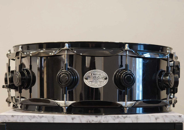 DW Black Nickel over Brass 14"x5" Snare  in Drums & Percussion in Oshawa / Durham Region