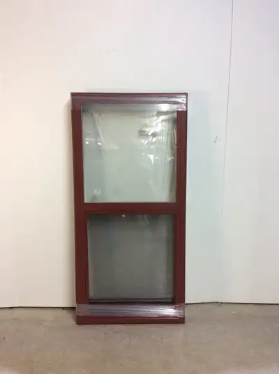 10380GP Fenêtre Guillotine PVC Rouge campagne 23 x 49, View more
