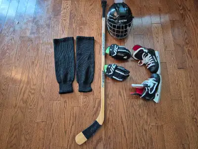 Youth Hockey Starter Set (11R skates, Y Large), View more