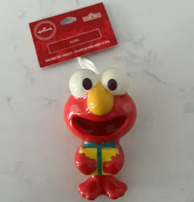 Hallmark Christmas Decoupage Sesame Street Elmo Ornament, View more