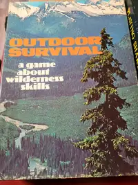 Vintage 1972 Outdoor Survival Board Game by Avalon Hill 