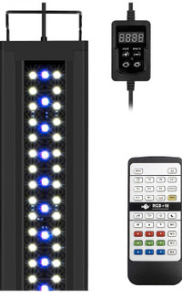 NICREW RGB+W 24/7 LED Aquarium Light with Controller
