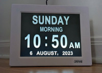 7 inch Digital Day Date Time Clock