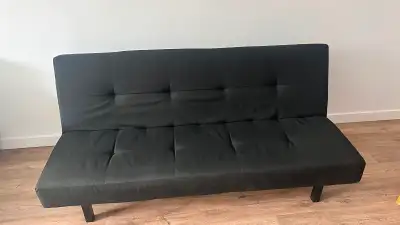 Black convertible futon Sofa, View more