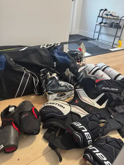 Hockey Equipment Package – Complete Gear Set + Stick, View more