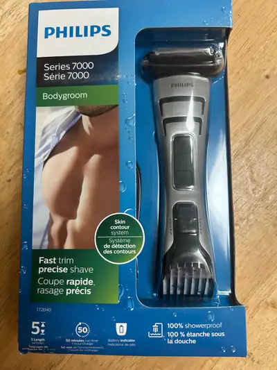 I'm selling a brand new Philips Series 7000 Bodygroomer, model TT2040, designed for fast trimming an...