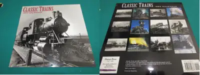 TRAIN CALENDAR & VIA TRAIN CARDBOARD CUTOUTS TO BE ASSEMBLED, View more