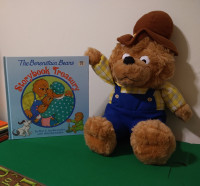 The Berenstain Bears PAPA BEAR Plush Stuffed Animal Toy + 6