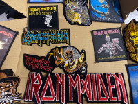 IRON MAIDEN PATCH LOT HEAT TRANSFER 12 TOTAL NEW