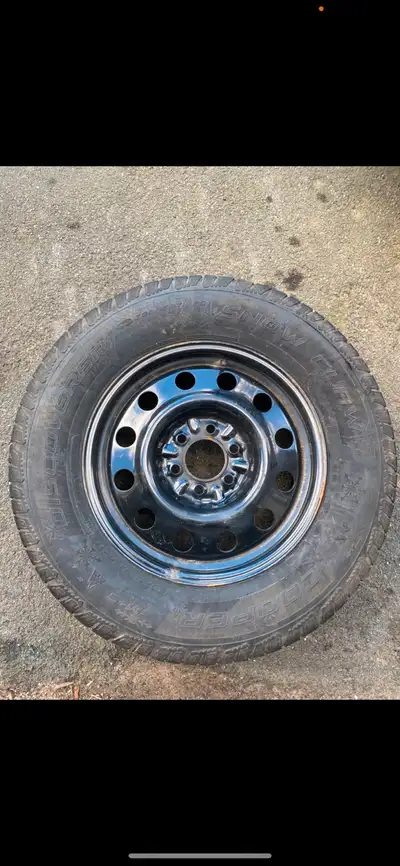 Cooper Snow Claw 275/65R18 - mounted on Ford OE steel wheels for sale.