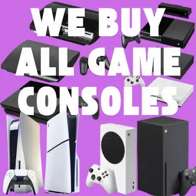 Turn Your Old Consoles into Cash! WE BUY THEM ALL! Got *gaming* gear gathering dust? We're buying EV...