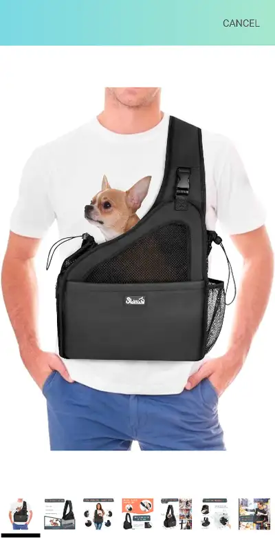 Pet Dog Sling Carrier Small Animal Puppy Travel Bag, View more
