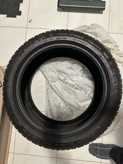 These Michelin Pilot Alpin winter tires in sizes 1. 2 x 255/45R19 2. 2 x 285/40R19 are in excellent,...