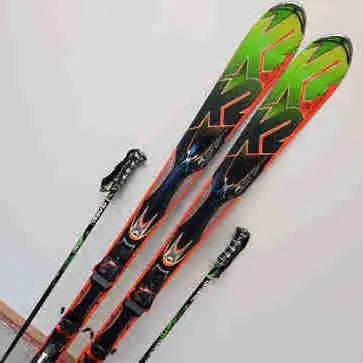 New 167cm K2 APM Skis with Marker Bindings and GABEL CVX 120cm GABEL 13Ocm Poles also available $85...