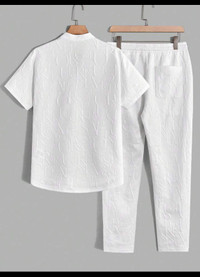 WANTED-Men’s white or soft coloured linen beachwear size 2XL