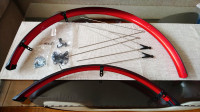 SKS Bluemels Stingray Bike Fender 45mm Blazing Red 28-38mm Tire