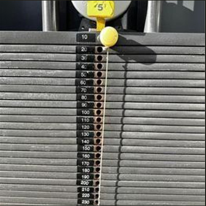 Technogym Seated Selectorized Lat Pull Down REDUCED in Exercise Equipment in Calgary - Image 4