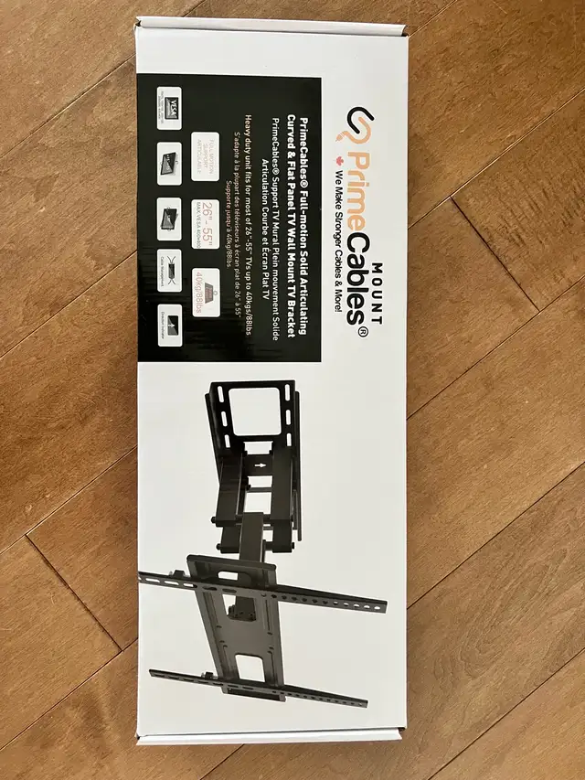 PrimeCables TV Wall Mount in Video & TV Accessories in Ottawa - Image 2