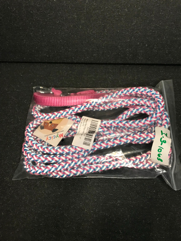 Mycicy Rope Dog Leash - 10ft Reflective Pink Dog Leash - (1/2") in Accessories in Mississauga / Peel Region - Image 3
