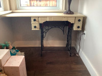 Original Singer sewing machine table  - Vanity