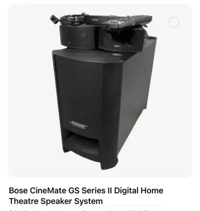 Bose cinemate series 2 theatre speaker system, View more