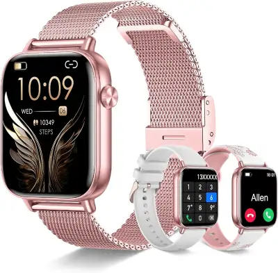 1.85 Smart Watch for Women w Bluetooth Call, Fitness Tracker, He, View more