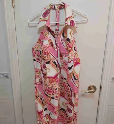 Sunde pink retro vintage dress, View more